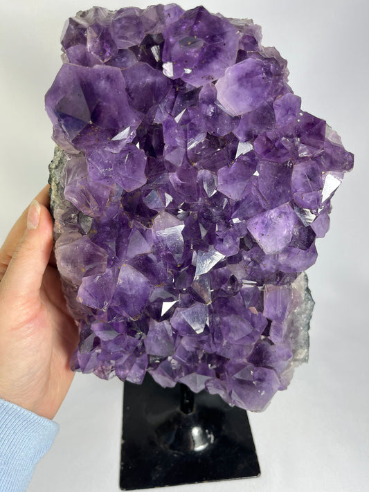 Amethyst auf Stand
