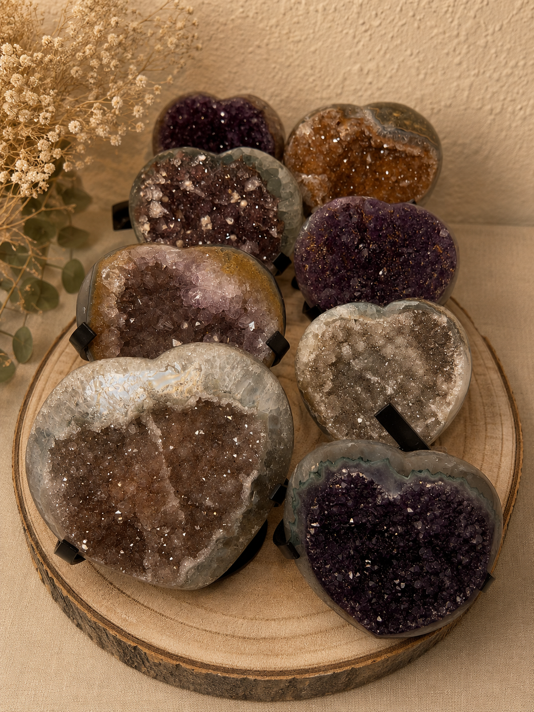 Mystery Amethyst Herzen