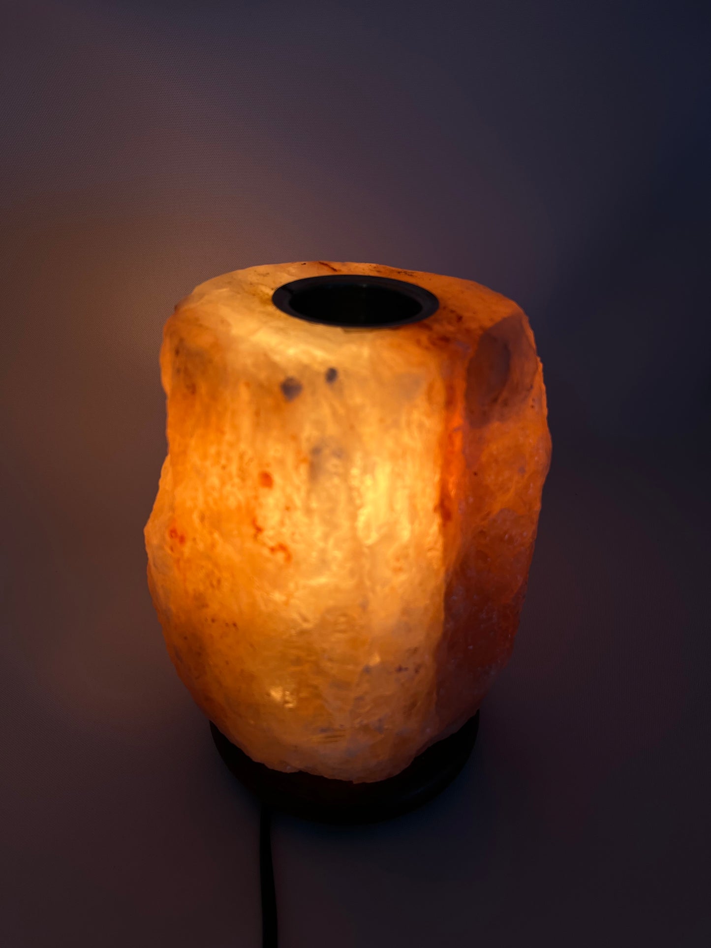 Salzkristall-Lampe rot (Aroma)