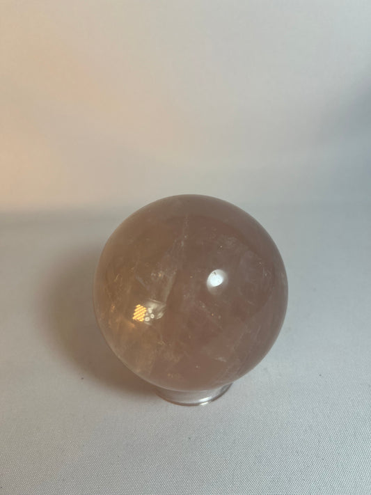 Rosenquarz Kugel