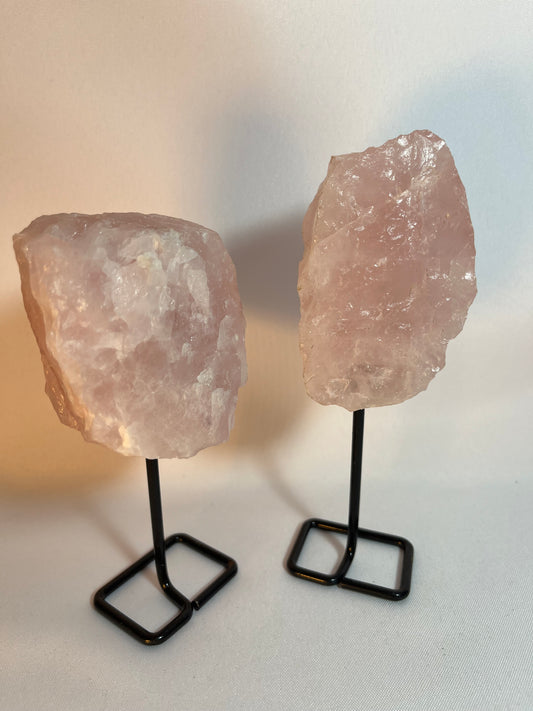 Rosenquarz auf Stand