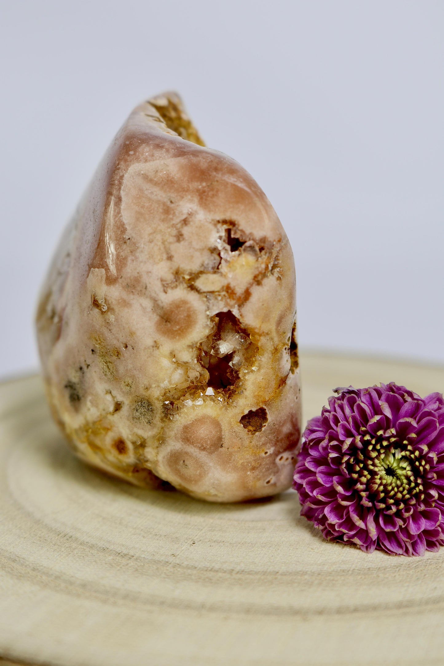 Pink Amethyst frei Form