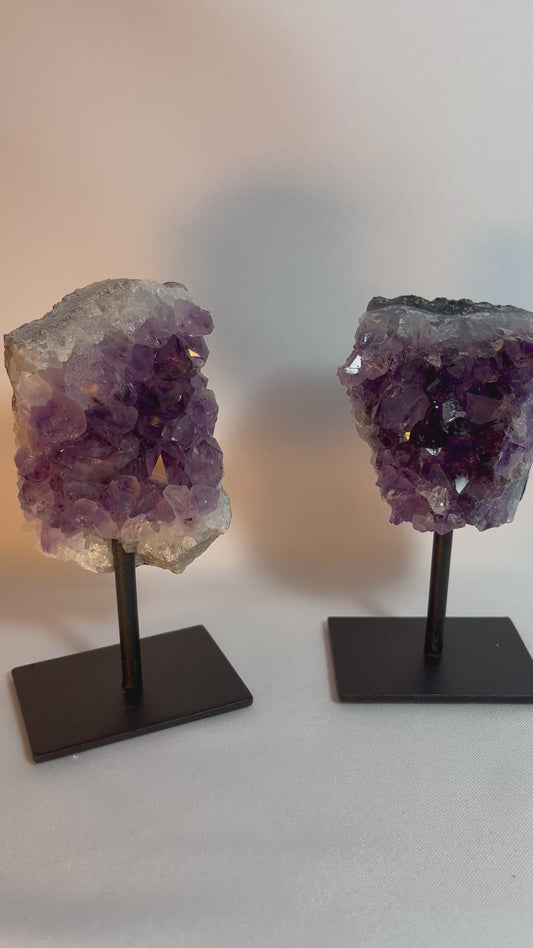Amethyst auf Stand